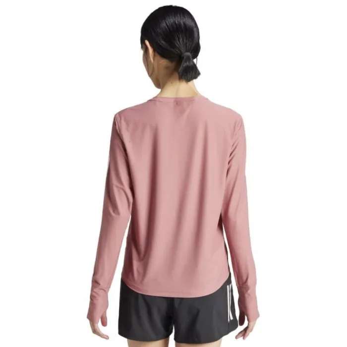 T-shirts E Camisola De Manga Comprida^adidas Own The Run Long-sleeve Rosa